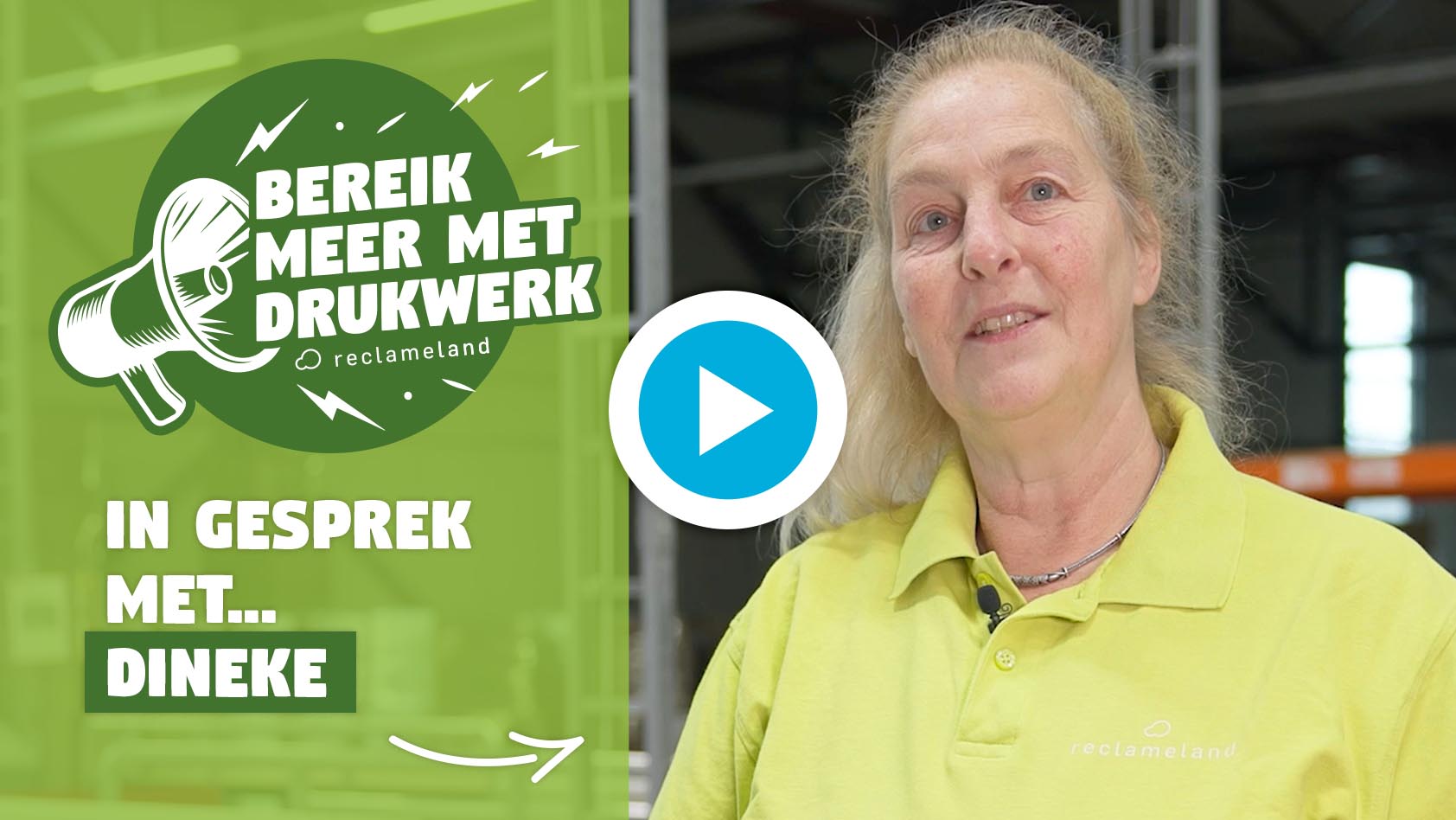 In gesprek met Dineke over roll-up banners